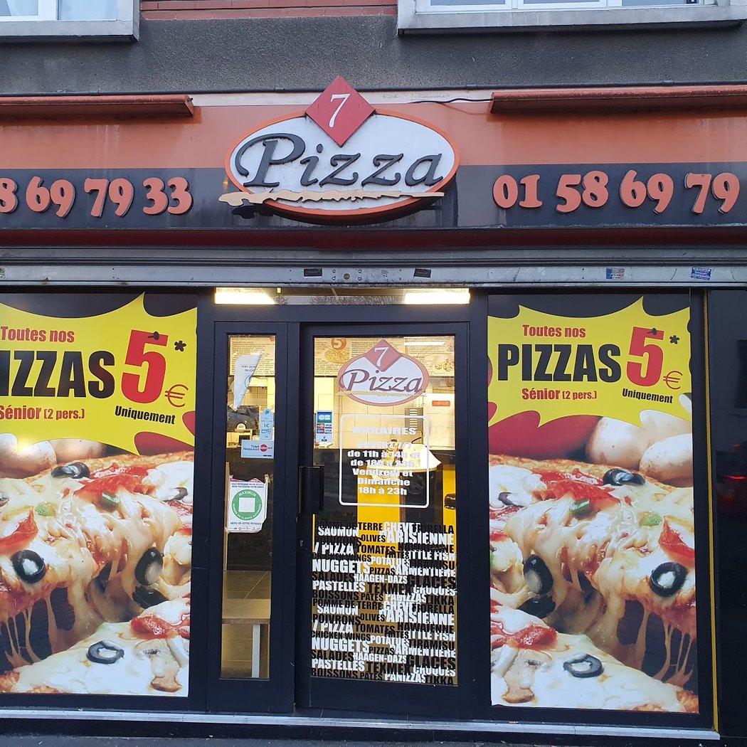 7 Pizza - Pizzeria stains 2