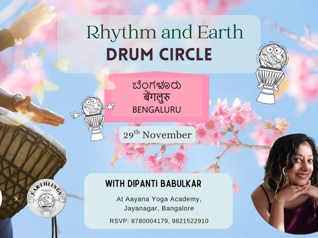 Rhythm and Earth Drum circle with Dipanti 1