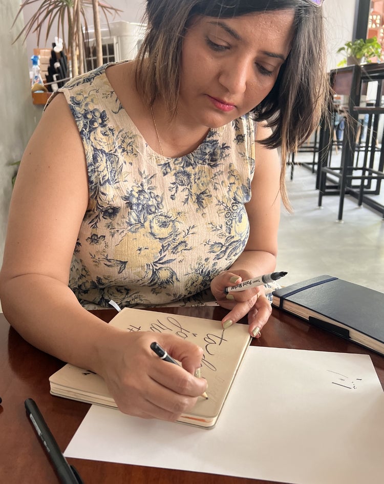 Ink & Intentions - A Brush Pen Calligraphy Experience 3