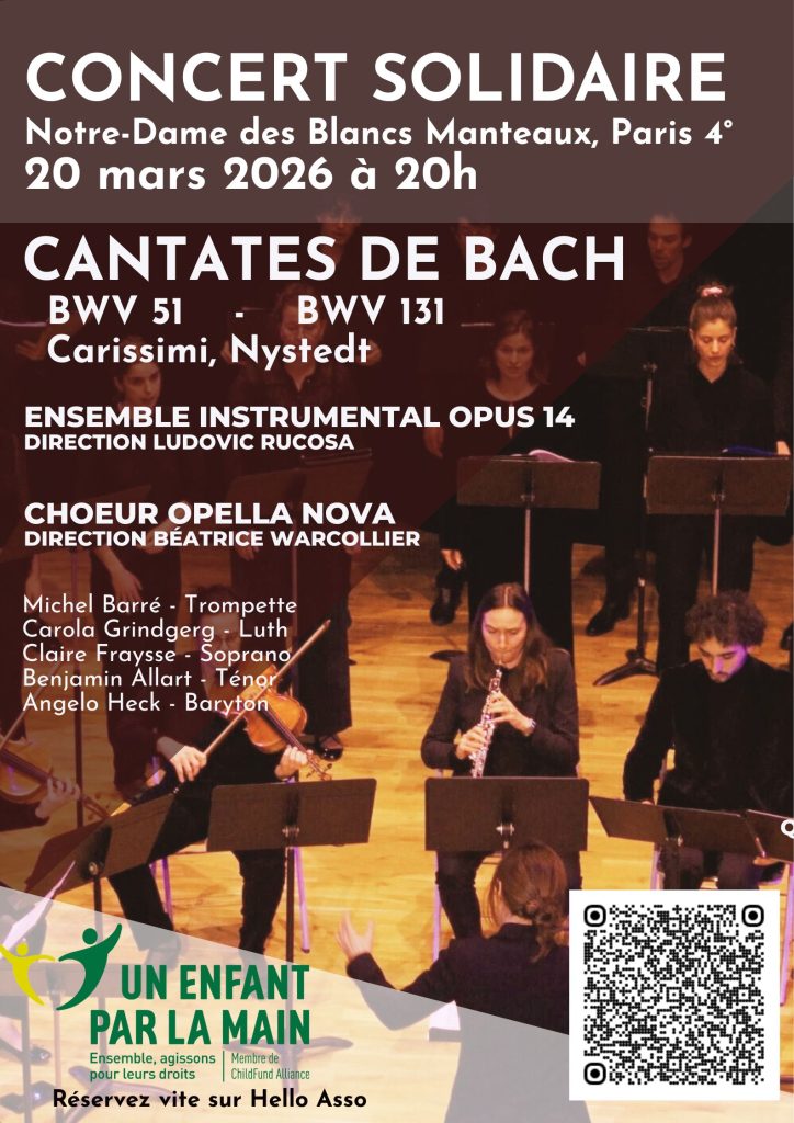 Concert J.S.Bach par le Chœur Opella Nova et l'orchestre Opus 14 1