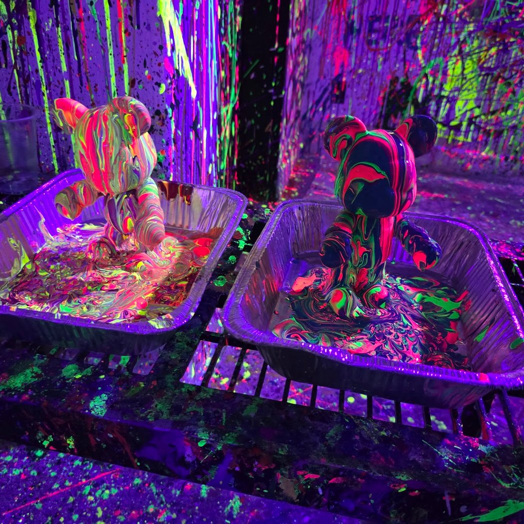 Fluid Art Bear Workshop 1