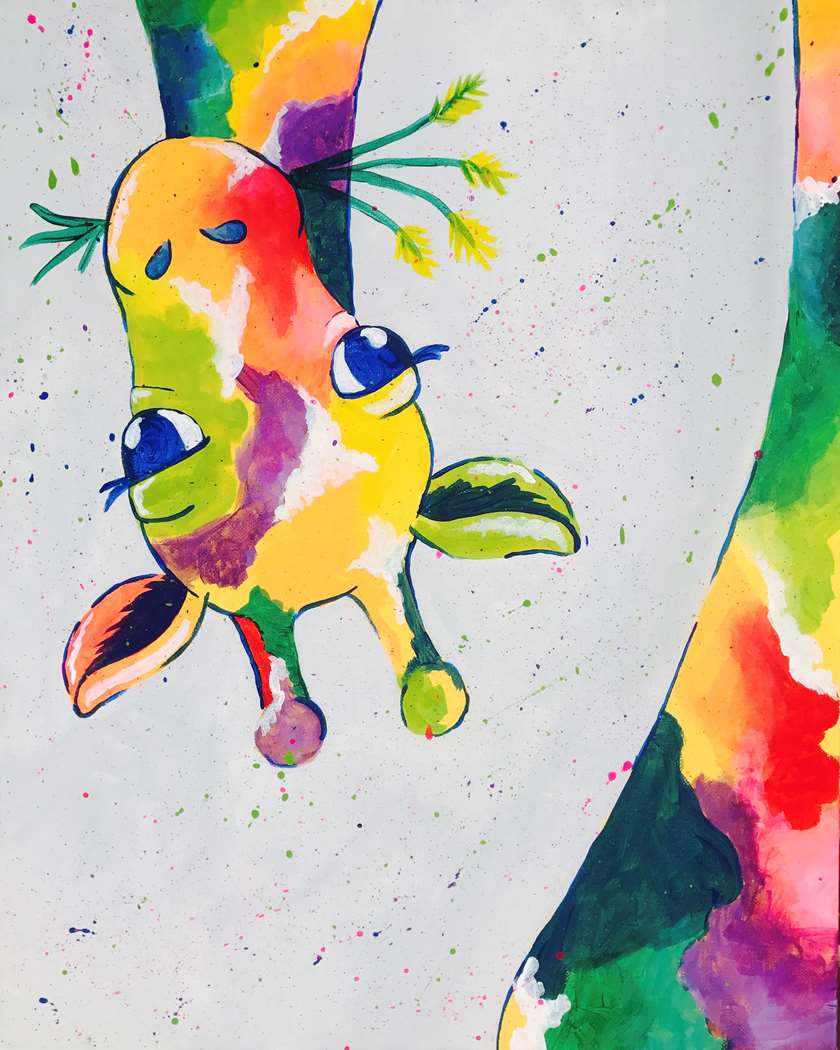Giraffing Me Crazy - 16x20 1