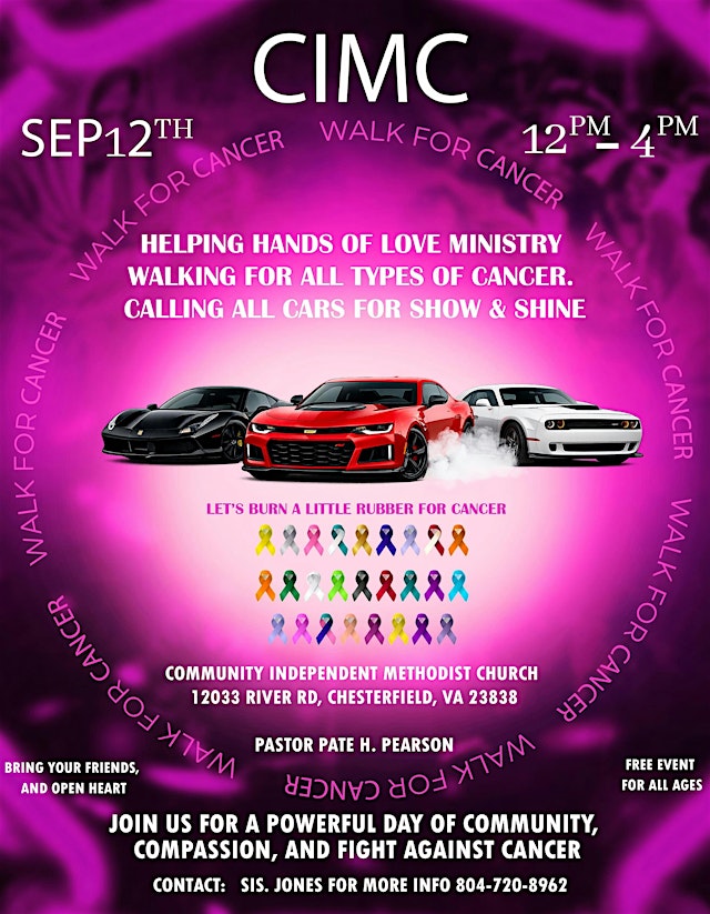 Walk for Cancer and Car Show 1