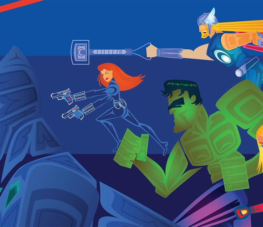 Jeffrey Veregge’s Salish Geek Murals 1