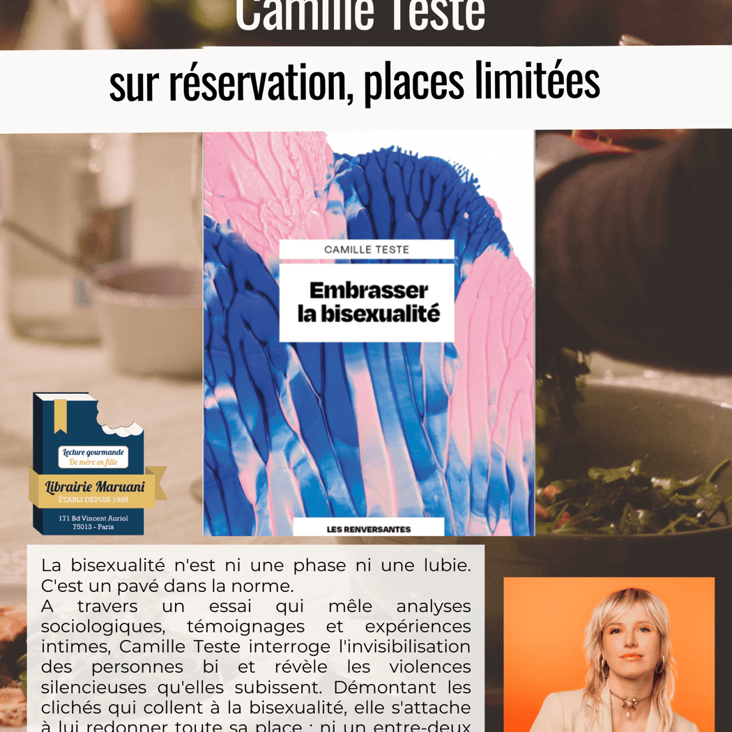 Dîner littéraire avec Camille Teste 1
