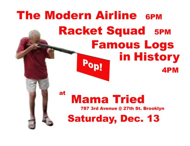 The Modern Airline, Racket Squad, Famous Logs in History 2