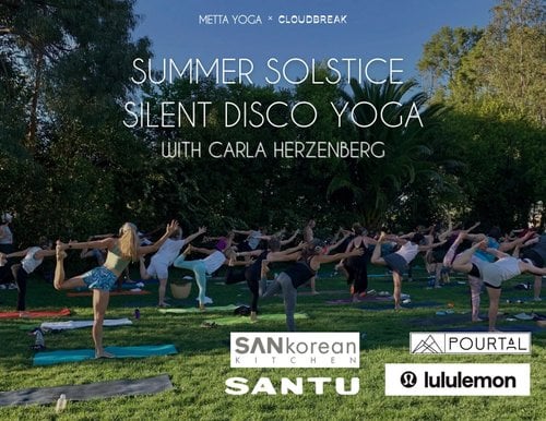 Summer Solstice Silent Disco Yoga with Carla