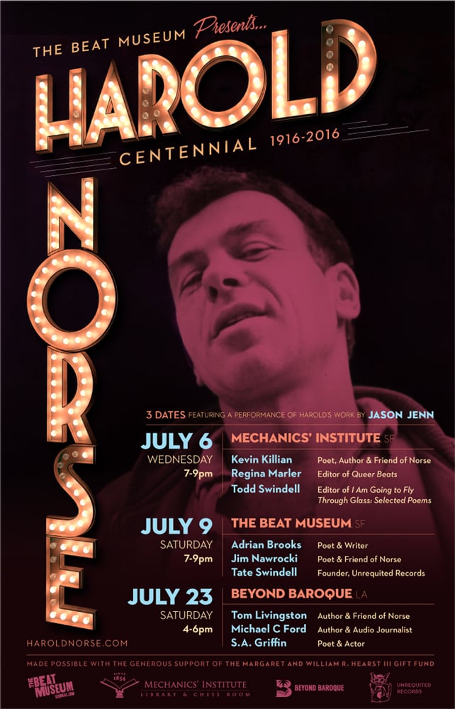 Harold Norse Centennial 1