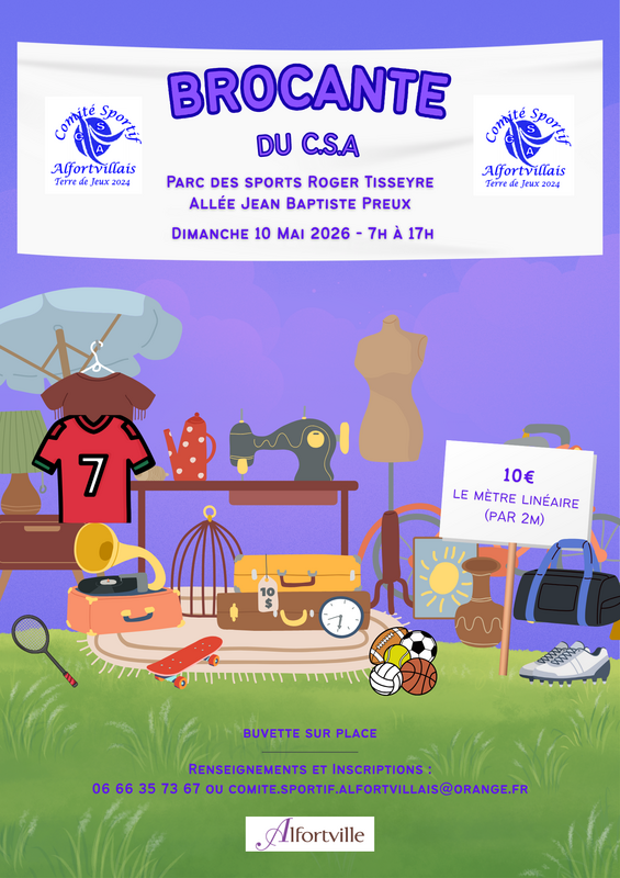 Vide grenier du csa 1