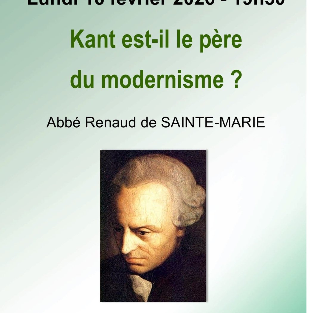 Conférence : Kant est-il le père du modernisme 1