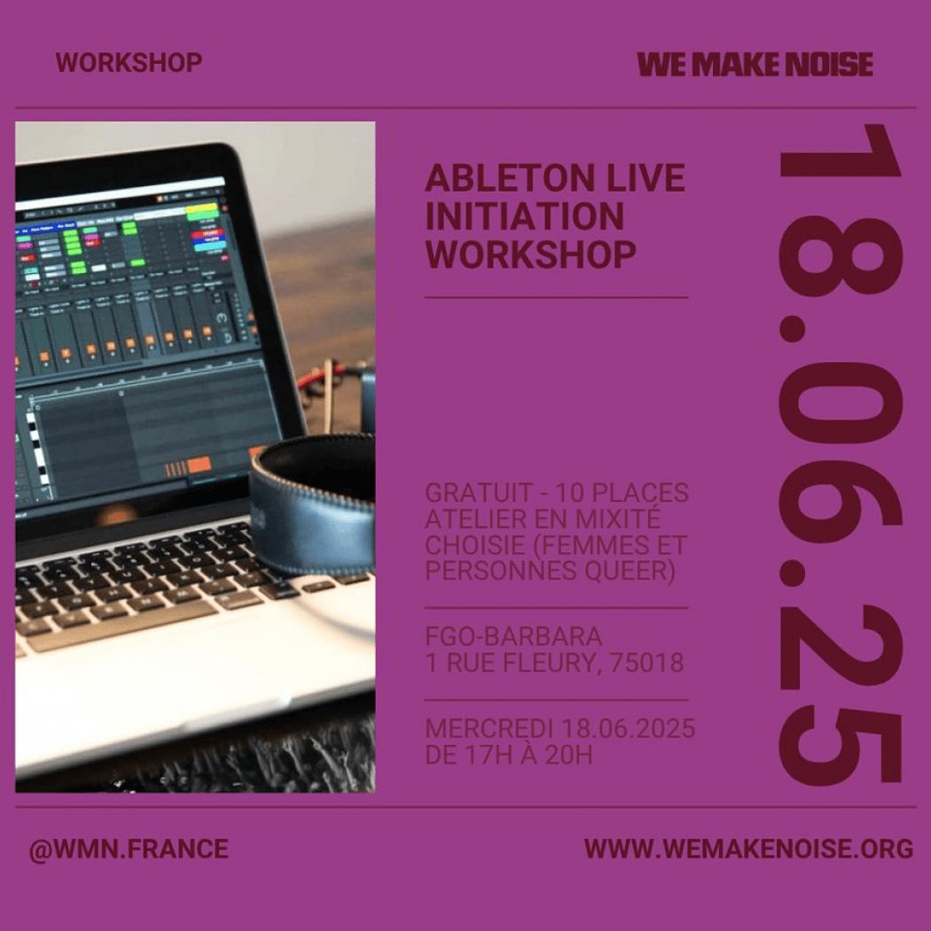 Ableton Live Initiation Workshop 1