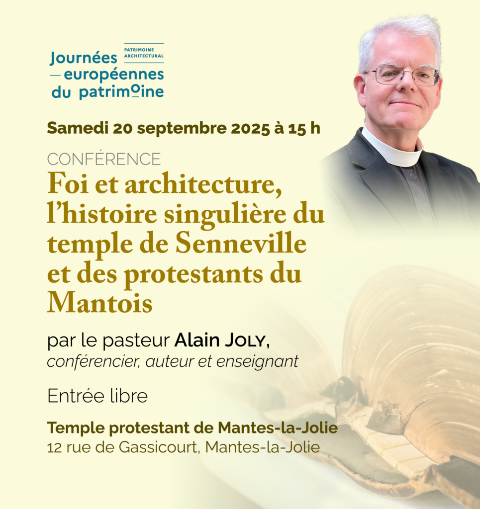 Histoire du protestantisme à Senneville : conférence du pasteur Alain Joly 1