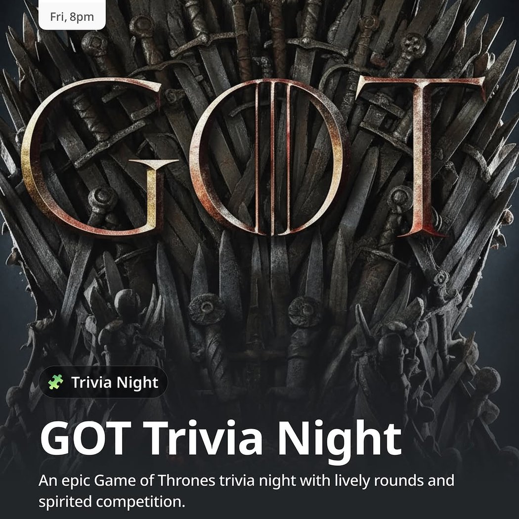 GOT Trivia Night 1