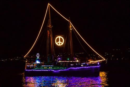 Sausalito Lighted Boat Parade & Fireworks aboard Schooner Freda B 1