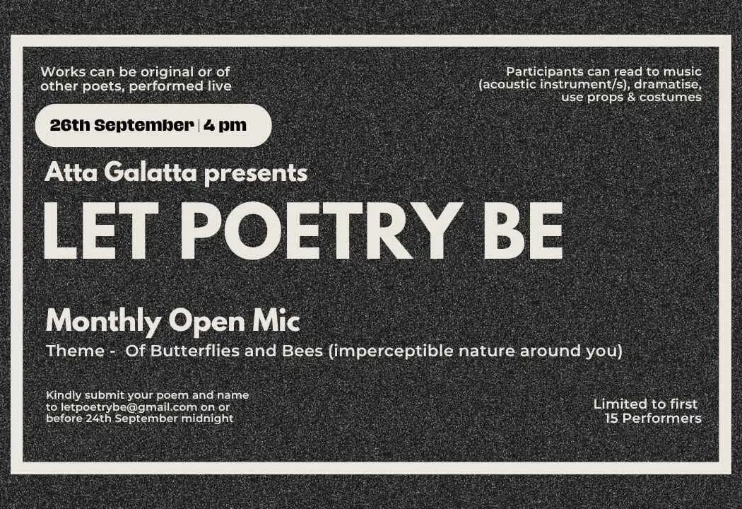 Let Poetry Be 1