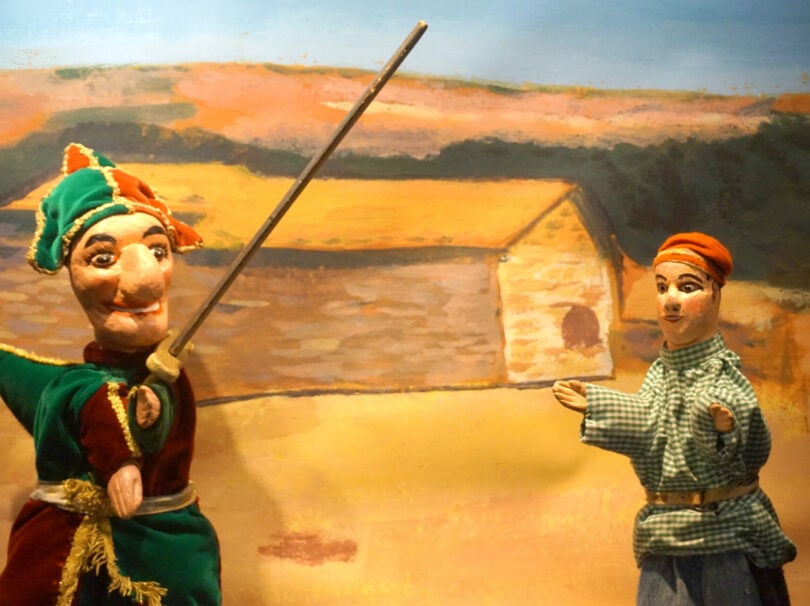 Polichinelle et Don Quichotte 1