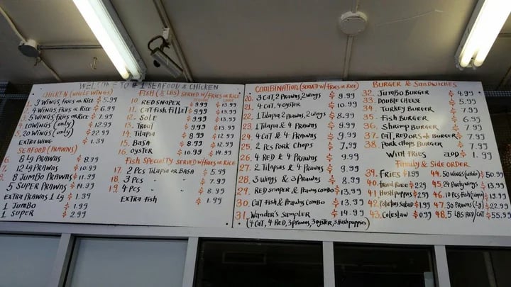 1 Seafood & Chicken 3