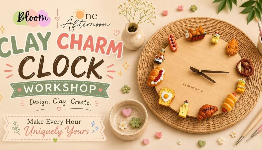 Clay Charm Clock Workshop 1