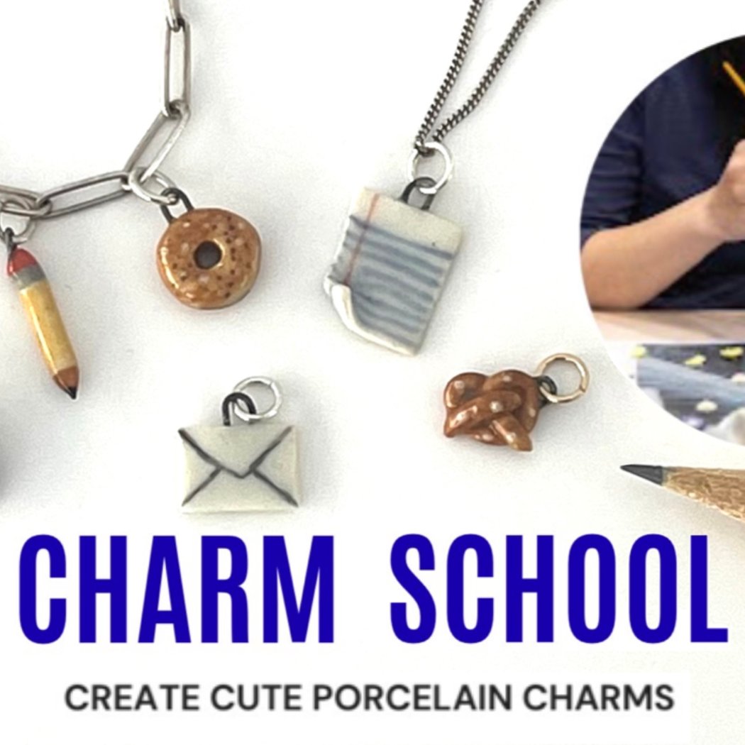 Charm School – Porcelain Charm Making Workshop 1