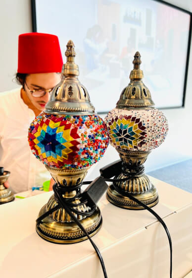 Mosaic Lamp Workshop 2