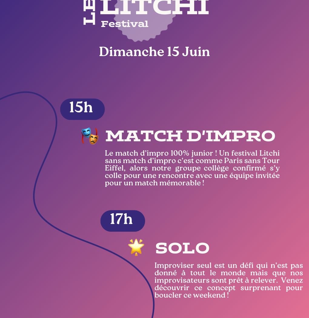 Le Litchi Festival 2025 – L'Impro 4
