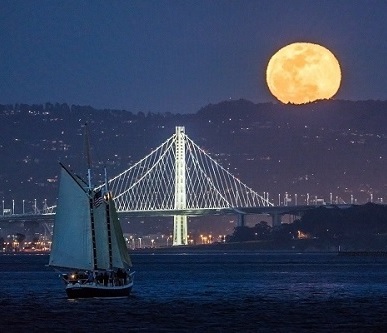 May Full Moon Sail on SF Bay 1