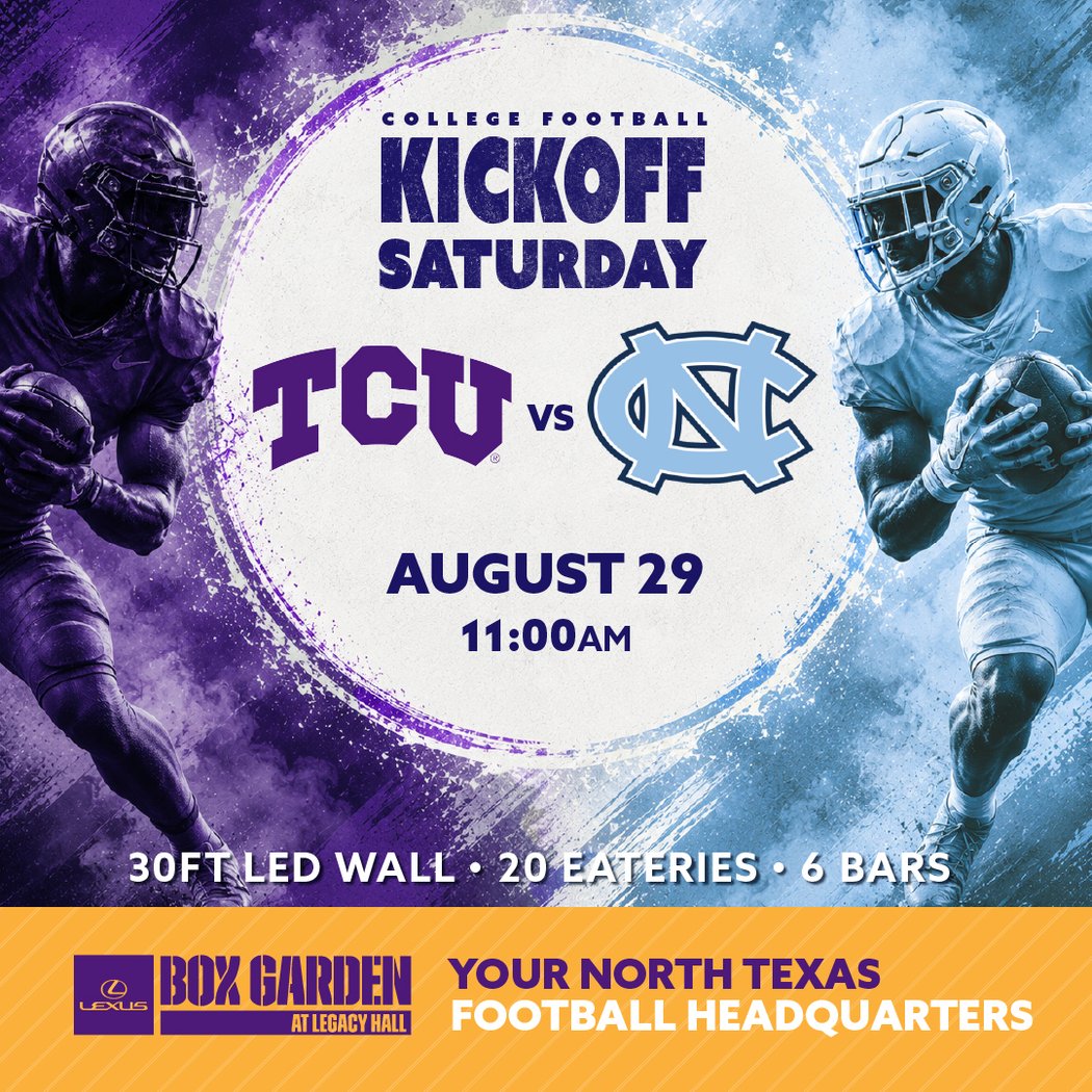 College Football Kickoff Saturday: TCU vs UNC