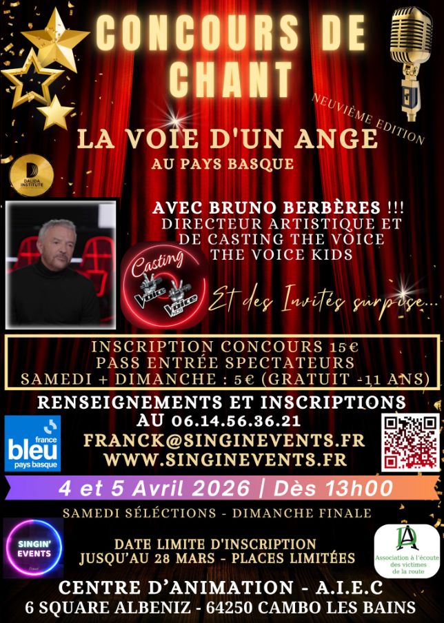 Concours de chant "la voie d'un ange au Pays basque" 1