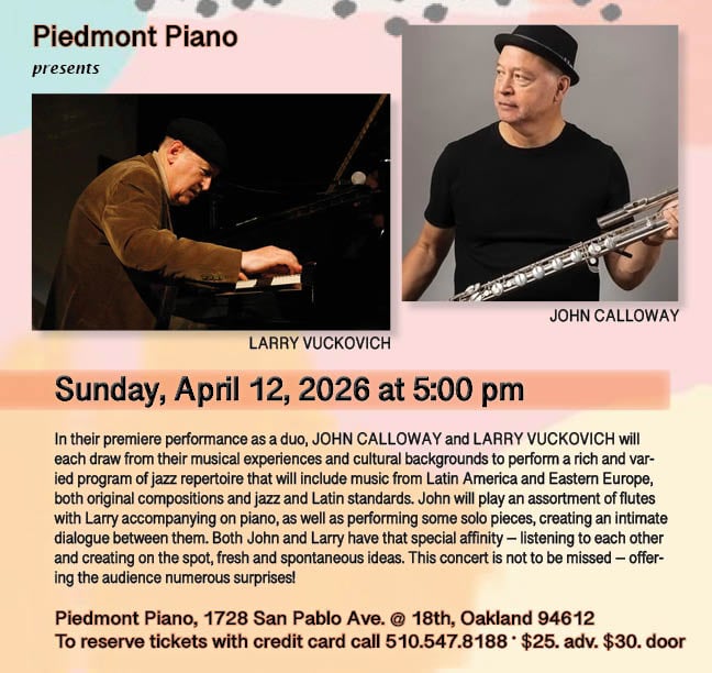 John Calloway & Larry Vuckovich Premiere Performance 1