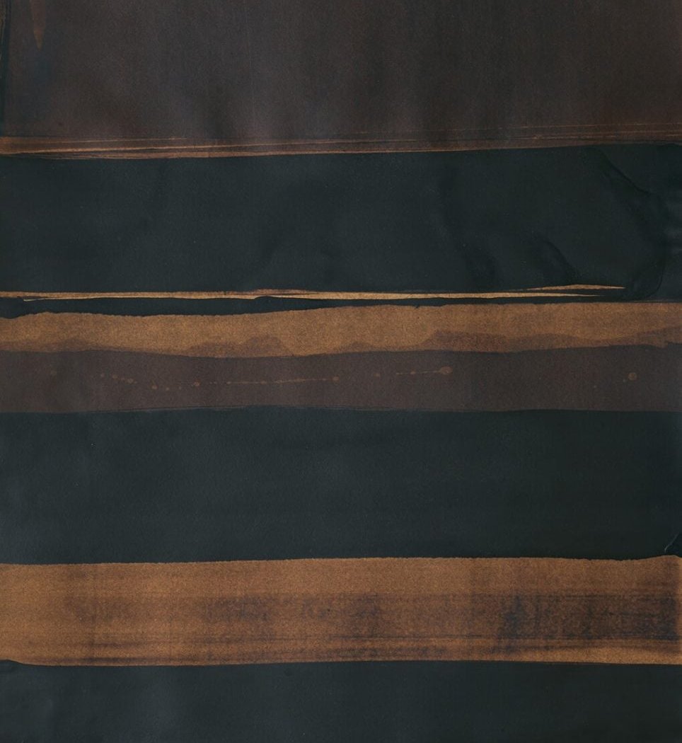 Exposition consacrée aux peintures sur papier de Pierre Soulages 2