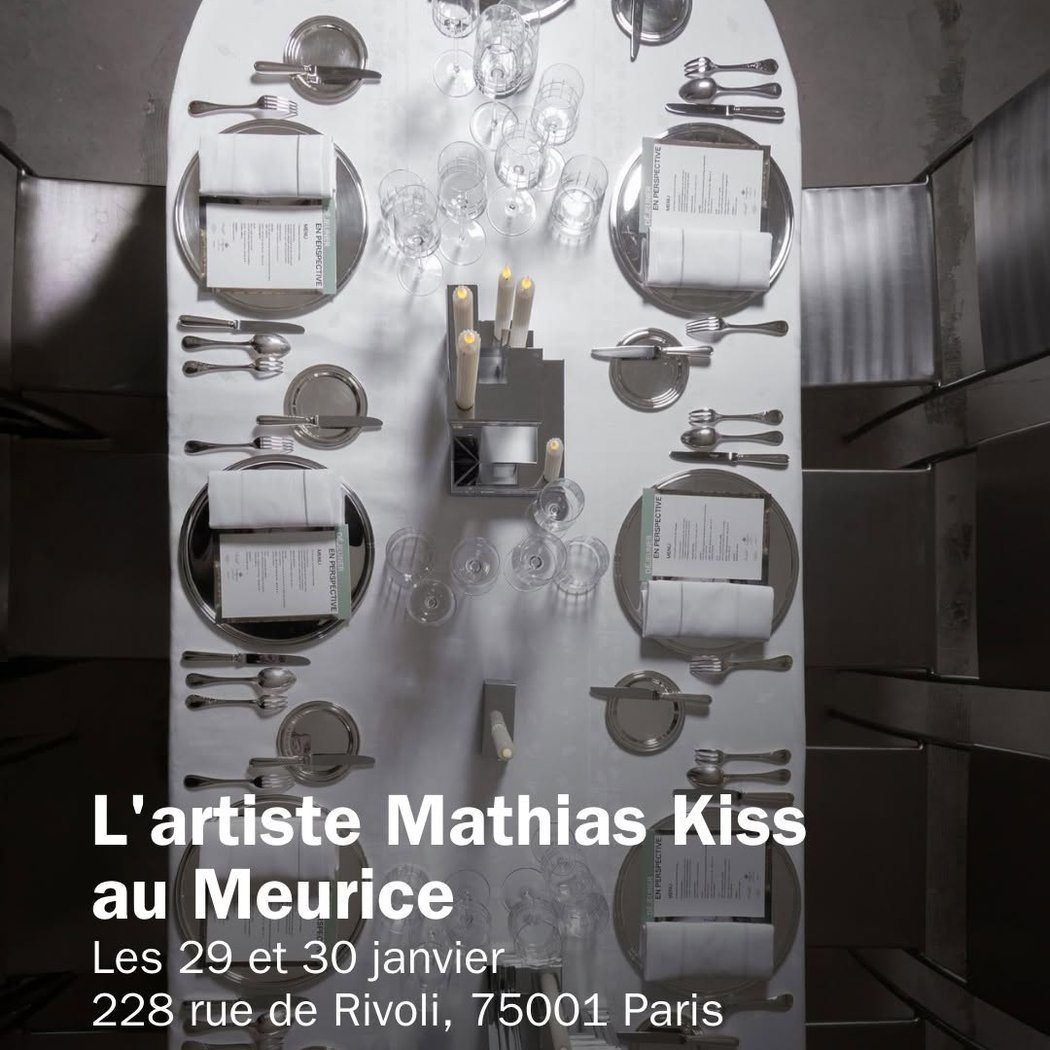 L'artiste Mathias Kiss au Meurice 1