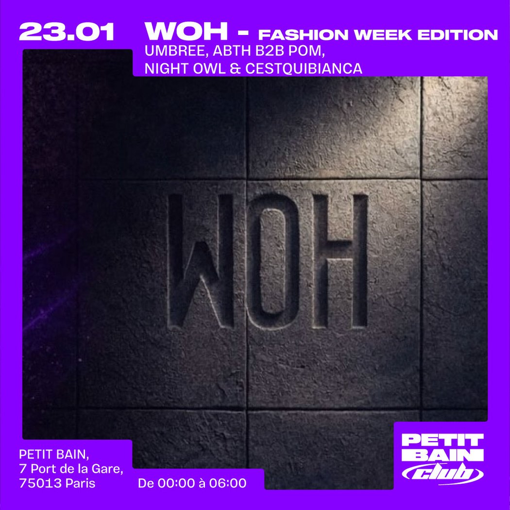 WOH - FASHION WEEK EDITION 1