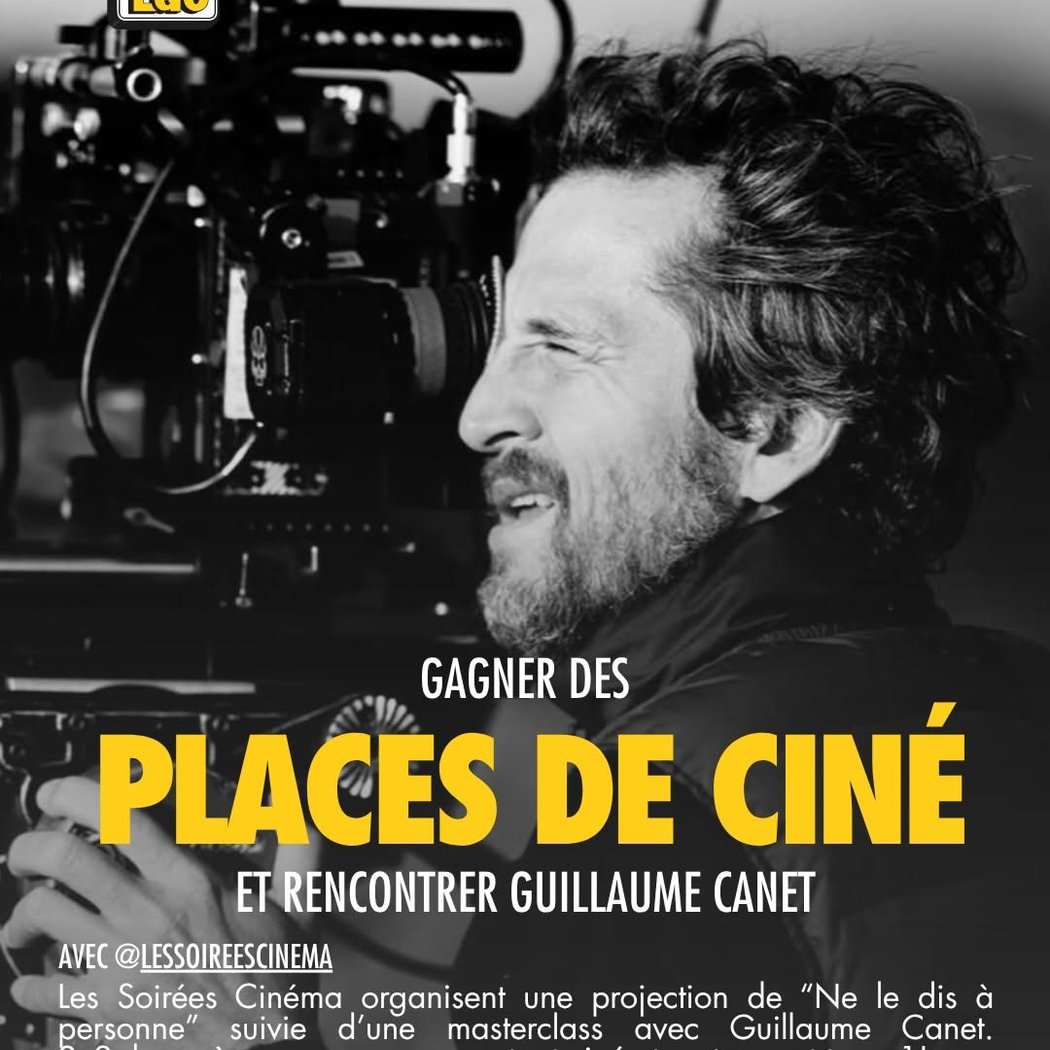 Les soirée Cinéma, Projection et masterclass avec Guillaume Canet 1