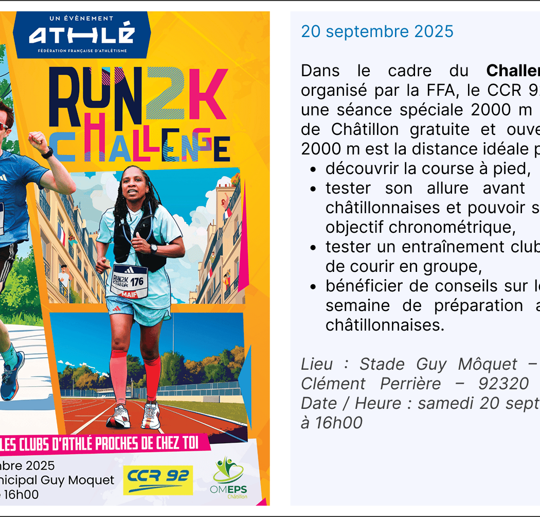 Run 2K Challenge 1
