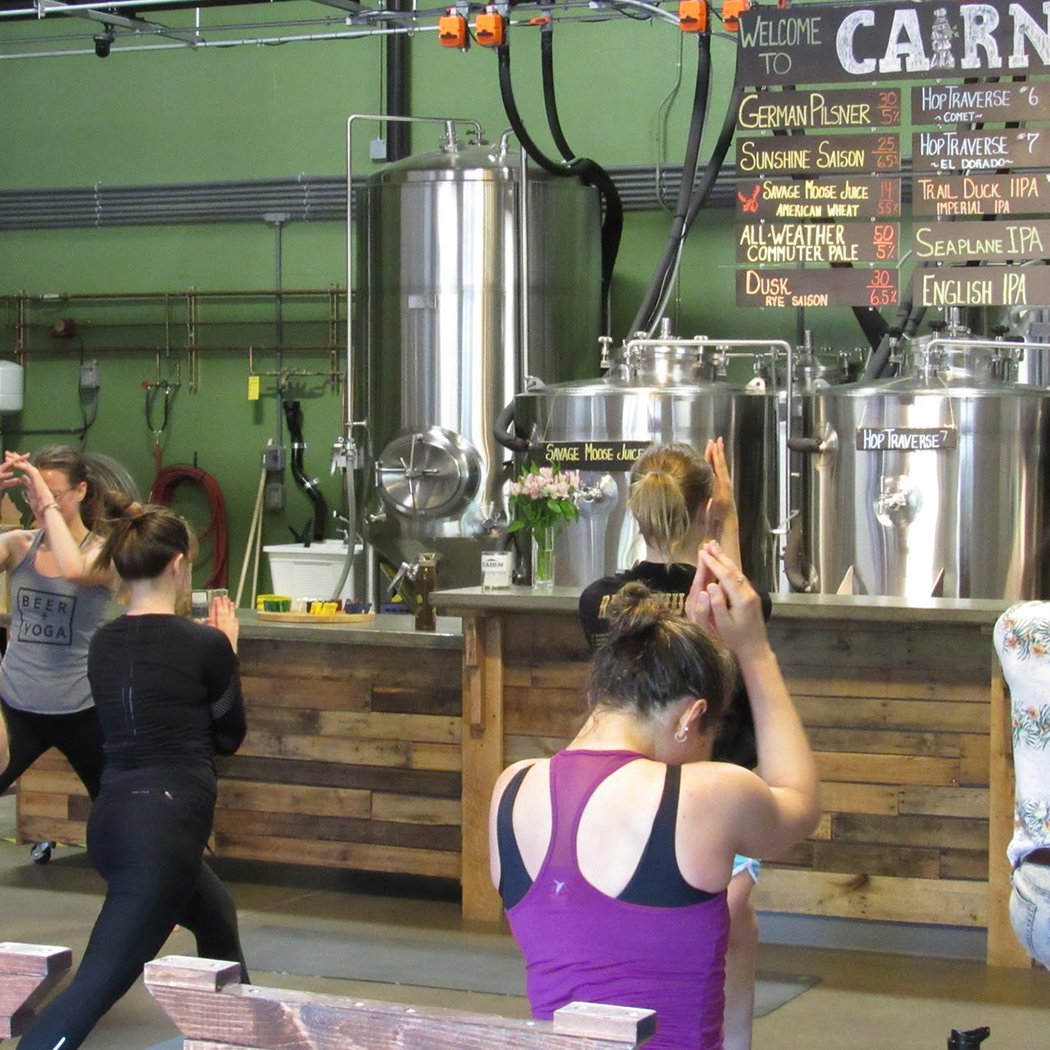 Sip and Stretch at Simple Machine 3