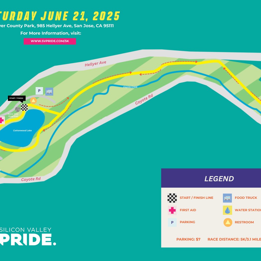 Silicon Valley PRIDE 3rd Annual 5K & 10K