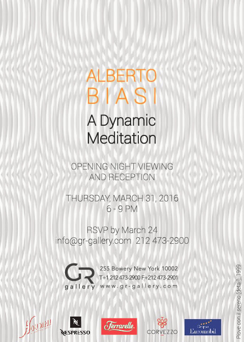 A Dynamic Meditation: Alberto Biasi 1