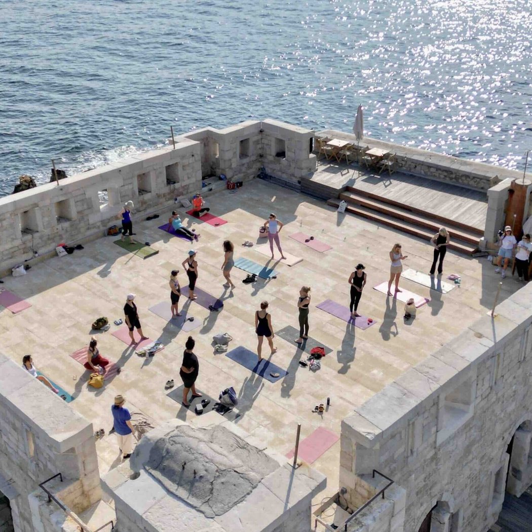 Pilates en pleine mer 1