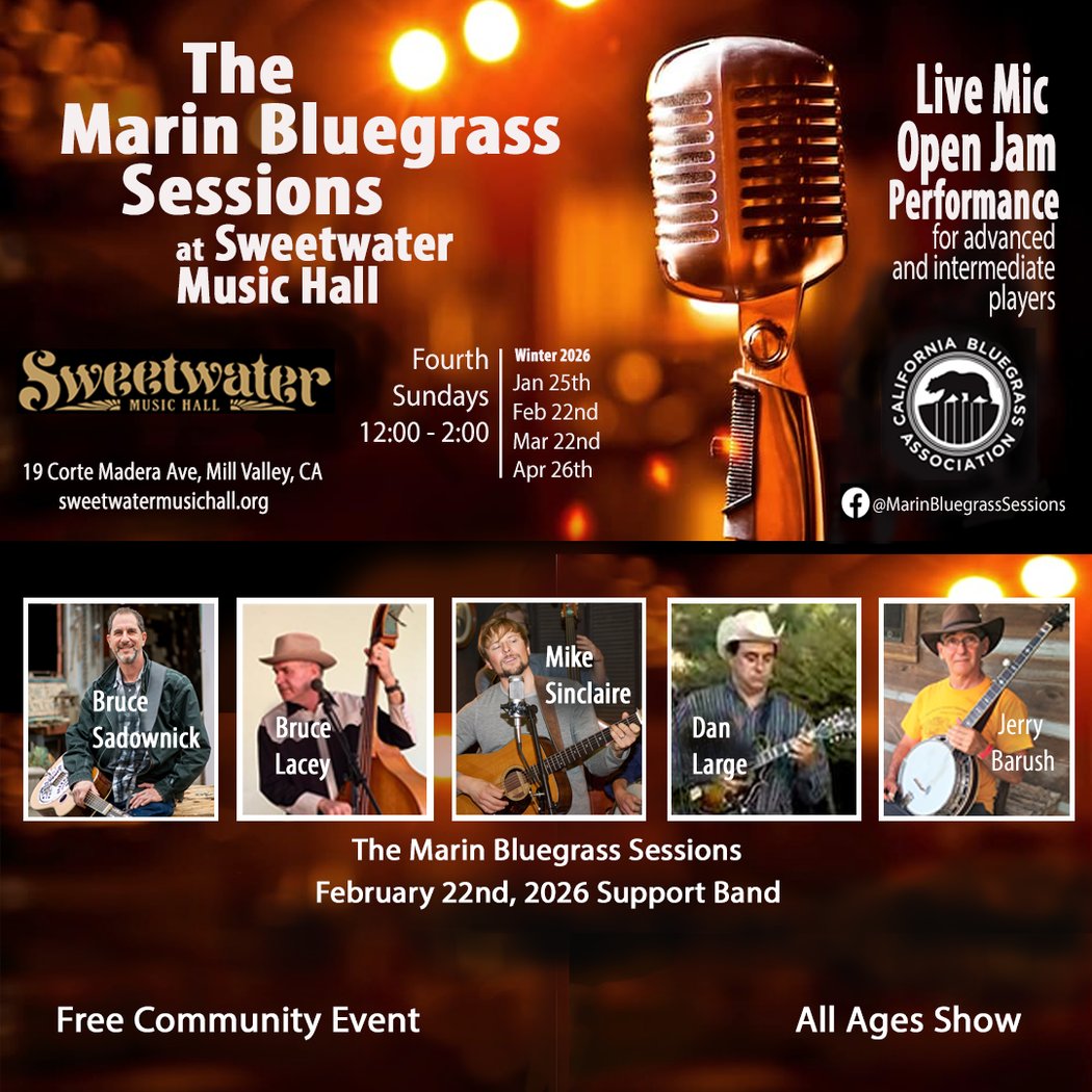 Marin Bluegrass Sessions February 1