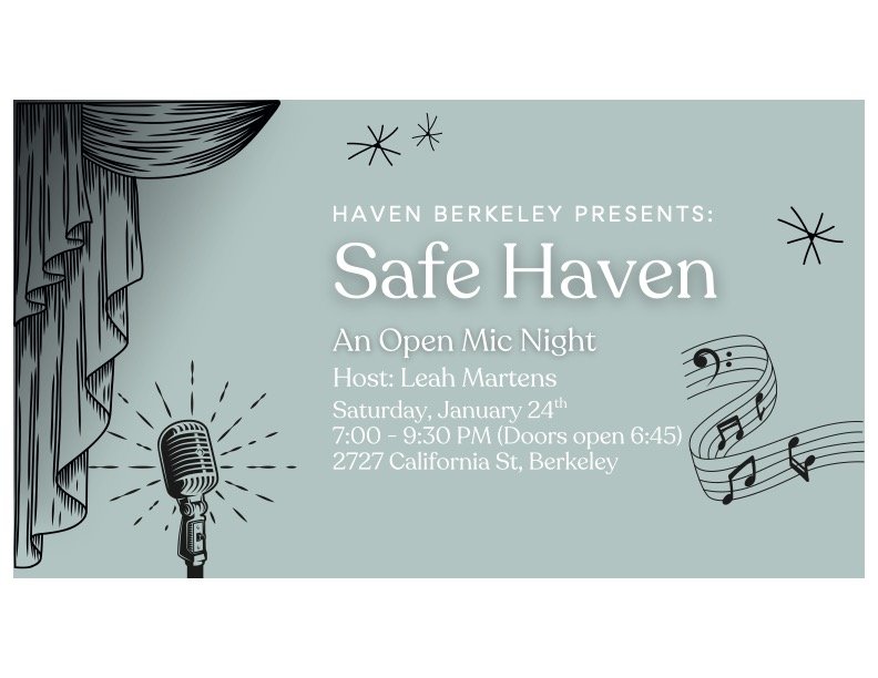 Safe Haven Open Mic Event 1