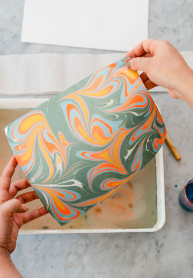 Ebru Marbling Painting Workshop 1