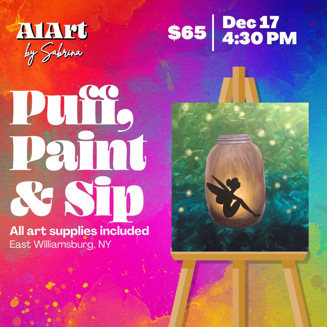 Puff, Paint and Sip Art Studio 1