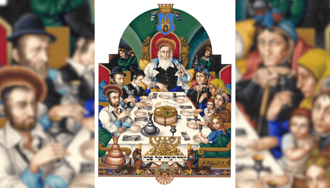 Exploring Szyk's Haggadah with Irvin Ungar and Richard McBee 1