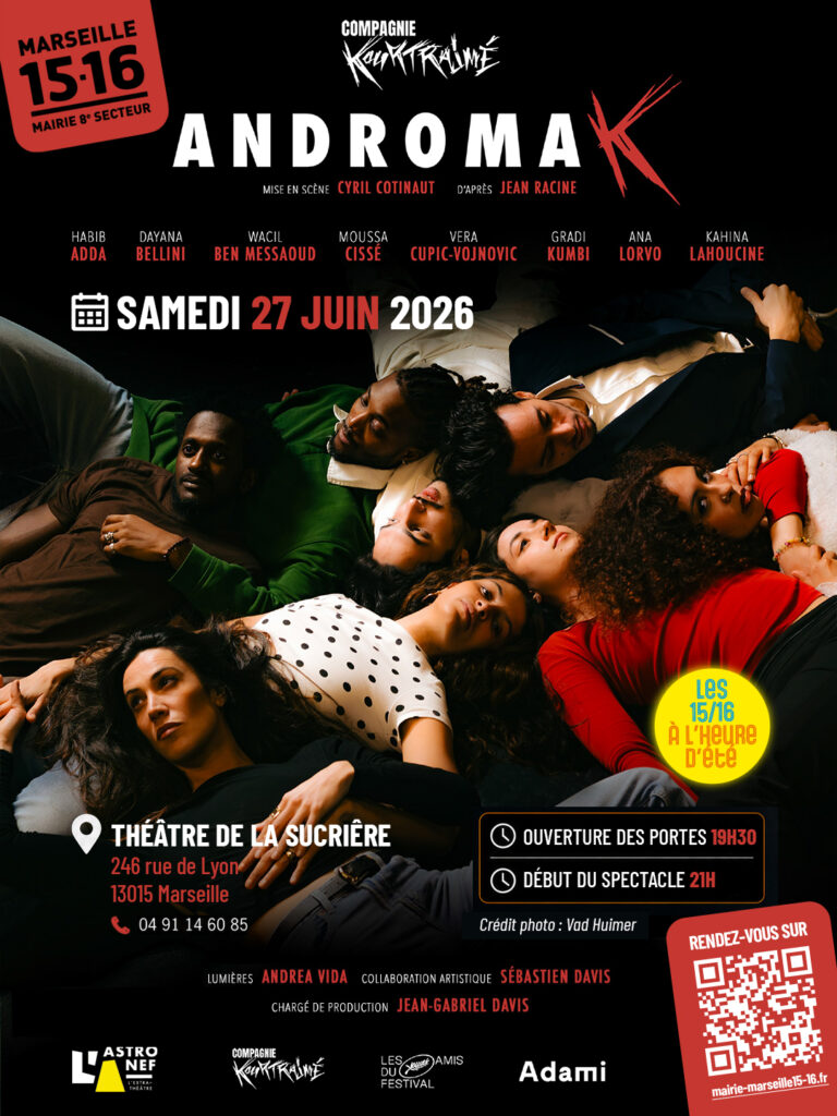 Carte blanche au Théâtre de l’Astronef – « ANDROMAK » par la Compagnie Kourtrajmé