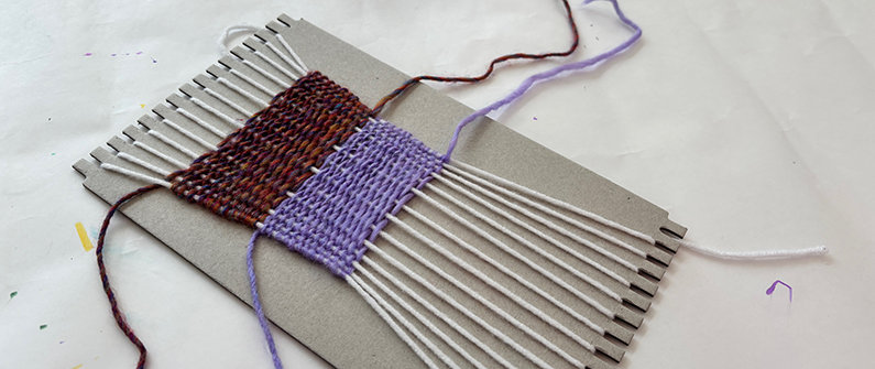 Free Art Workshop: Yarn Weaving 1