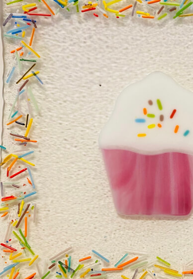 Fused Glass Birthday Plate Workshop 1