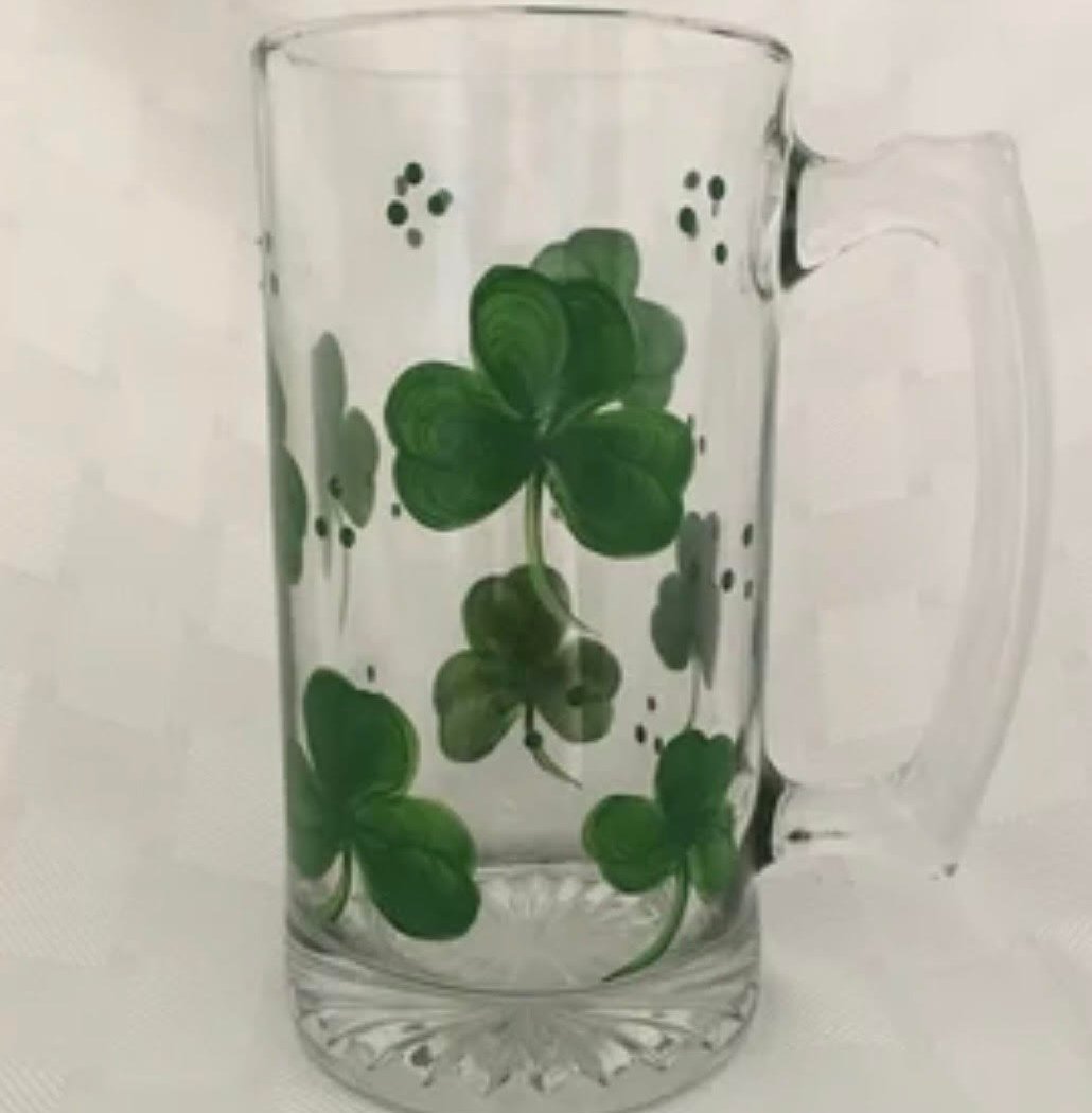 Sip and Paint- Shamrock Steins 1