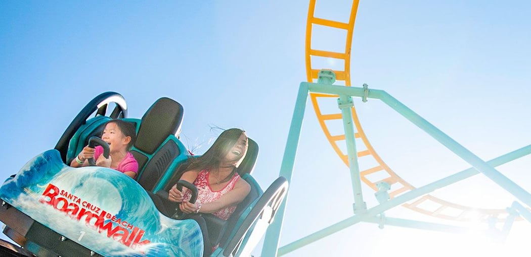 Santa Cruz Beach Boardwalk Amusement Park 1