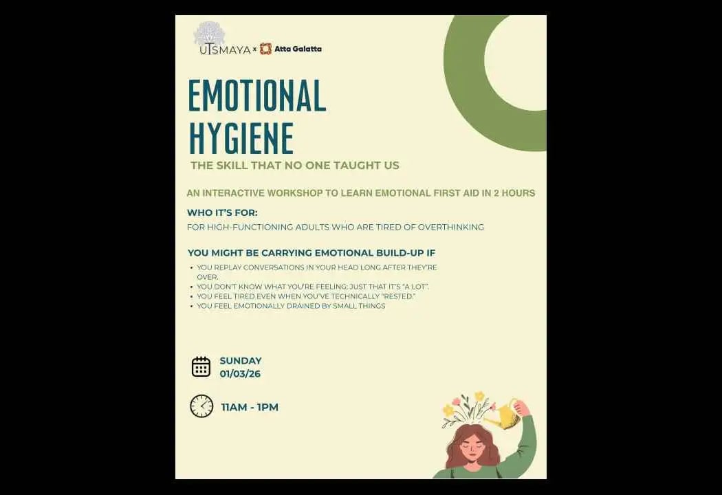 Emotional hygiene: The skill that no one taught us 1