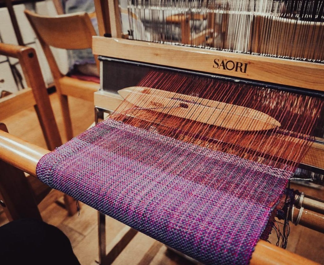 SAORI Weaving Introduction Class 1